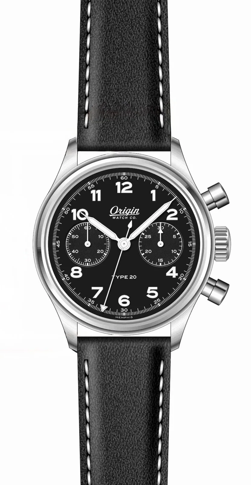 Origin Watch Type 20 Mechanical Chronograph — Origin Watch Co.